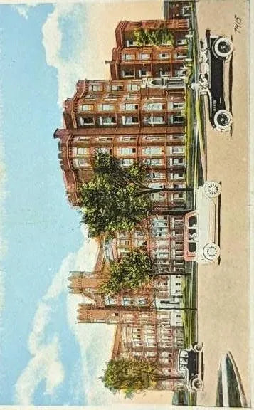 Providence Hospital in Detroit, Michigan - Vintage Postcard