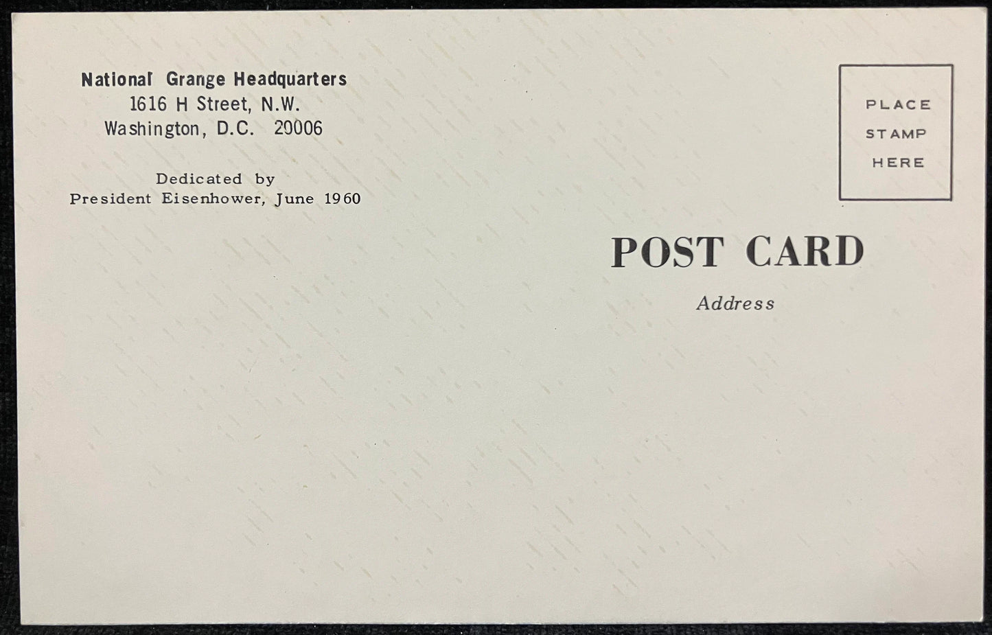 National Grange Headquarters - Washington, D. C. - Vintage Postcard