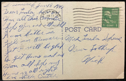 Christ Church - Greenwich, Connecticut - Vintage Church Postcard