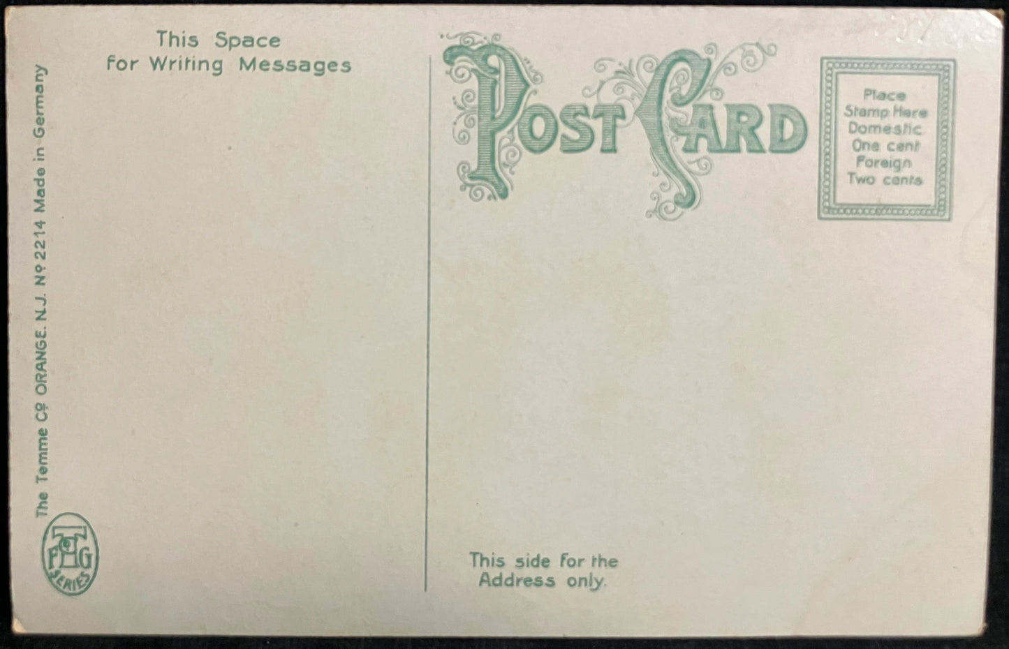 Queens Building, Rutgers College, New Brunswick, New Jersey - Made in Germany - Vintage Postcard