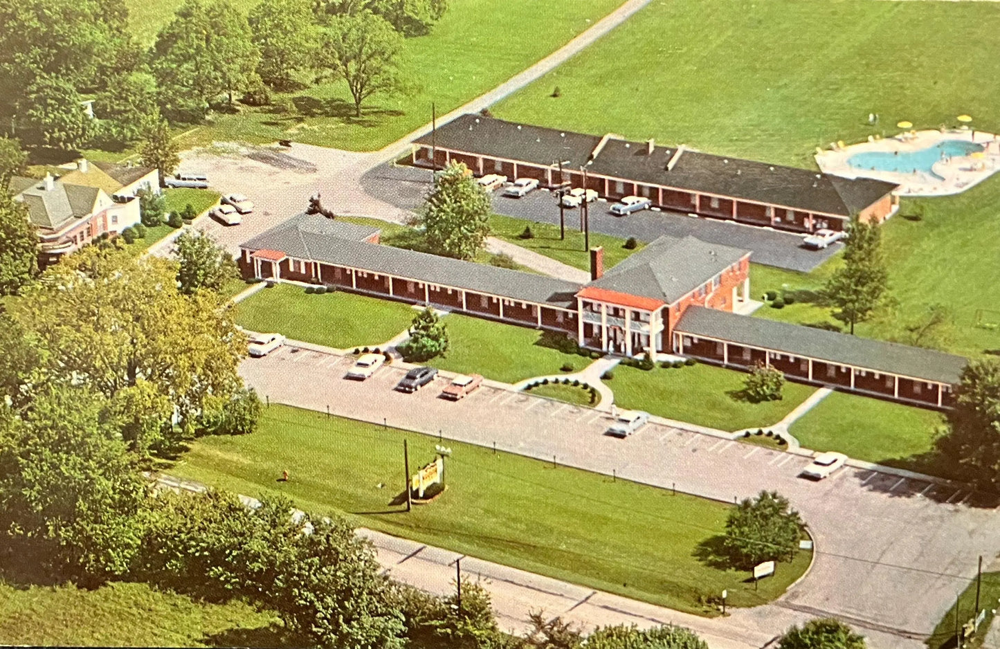 The Melrose Motel - Prospect, Kentucky - Vintage Motel Postcard