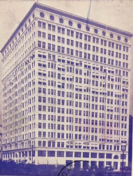 Railway Exchange Building, Chicago. - Vintage Postcard