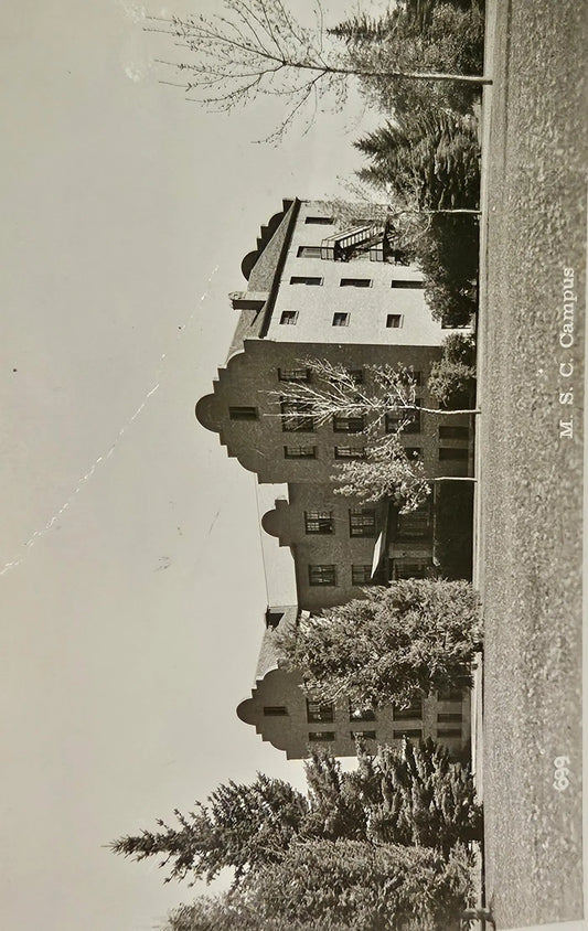 RPPC M S C Campus 1943 Photo - Montana State College -Vintage Postcard