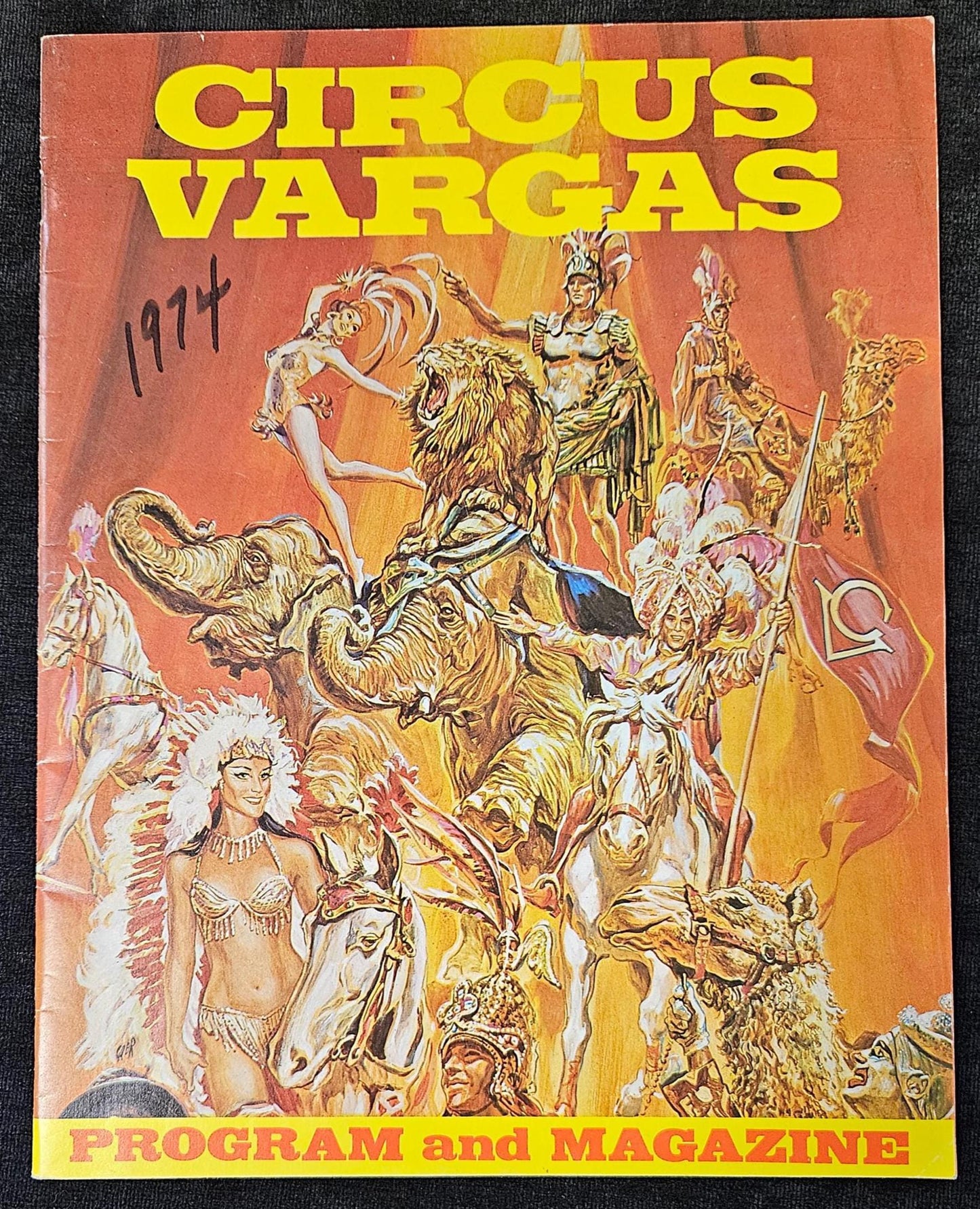 Circus Vargas Program And Magazine 1974 Paperback