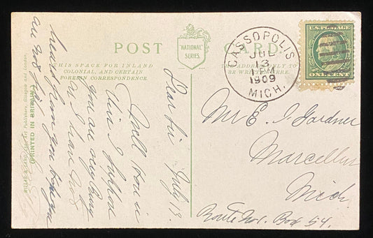 A Scotch Washing - photo by Braid, Satrical Vintage PostcardCondition: Good condition with writing o