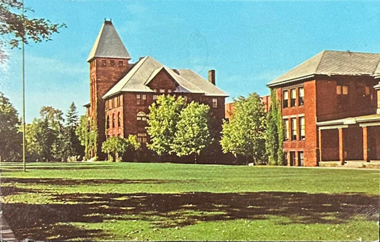 Administration Building and Campus of the Michigan College of Mining and Technology - Houghton, Mich