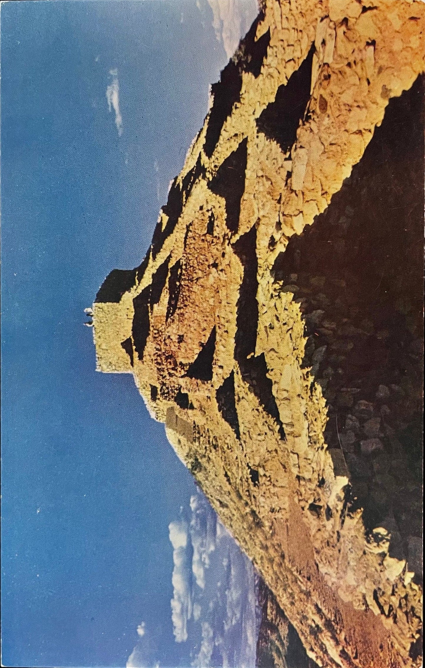 Ancient Tuzigoot Ruins, Arizona, Photo: Mike Roberts - Vintage Postcard