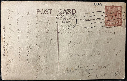 Auld and New Brigs o' Doon, Ayr - Elmer Keene - Vintage United Kingdom Postcard