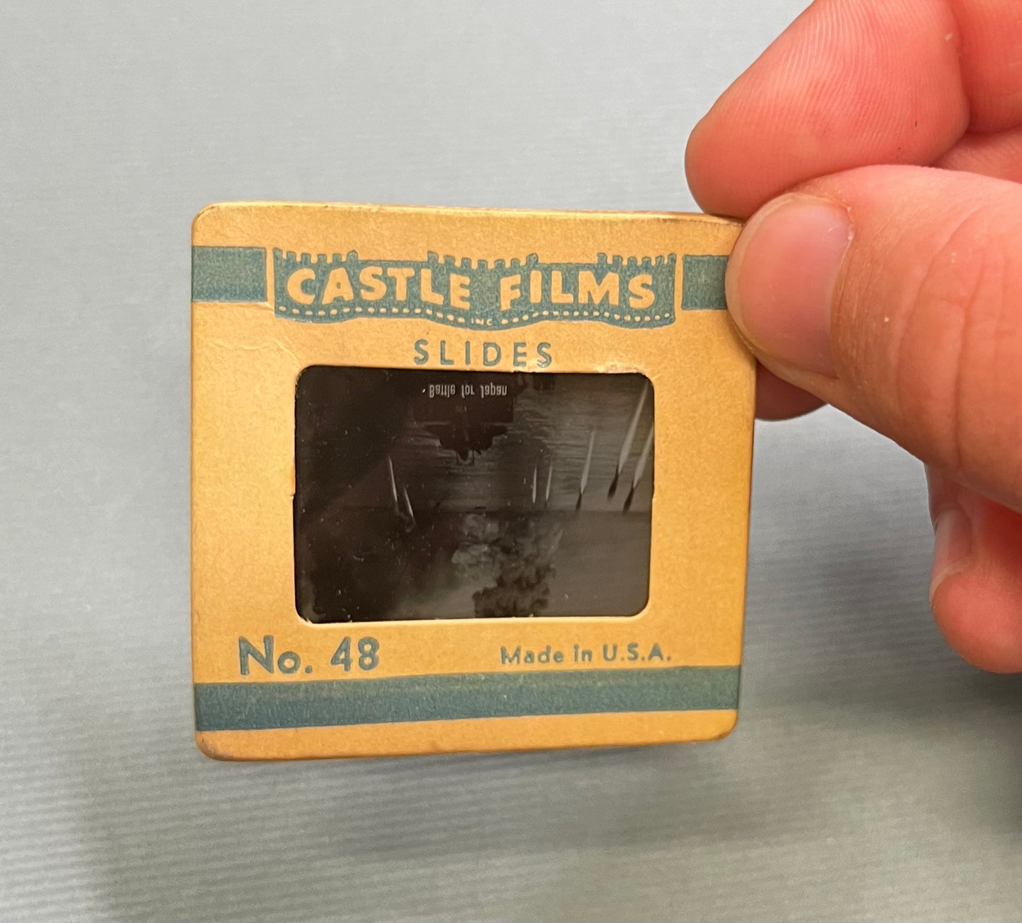 1940s Castle Films "Epic Pictures World War II" - 2x2 Film slides - Set of 48