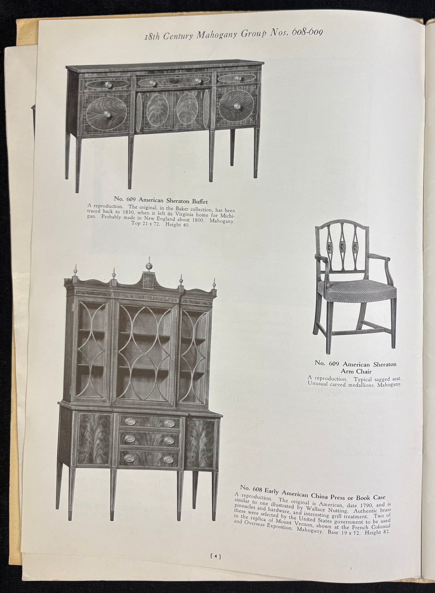 Baker Furniture Factories Catalog - 1930 Allegan, MI - Baker Furniture Descriptions - RARE find for Collector or Dealer.