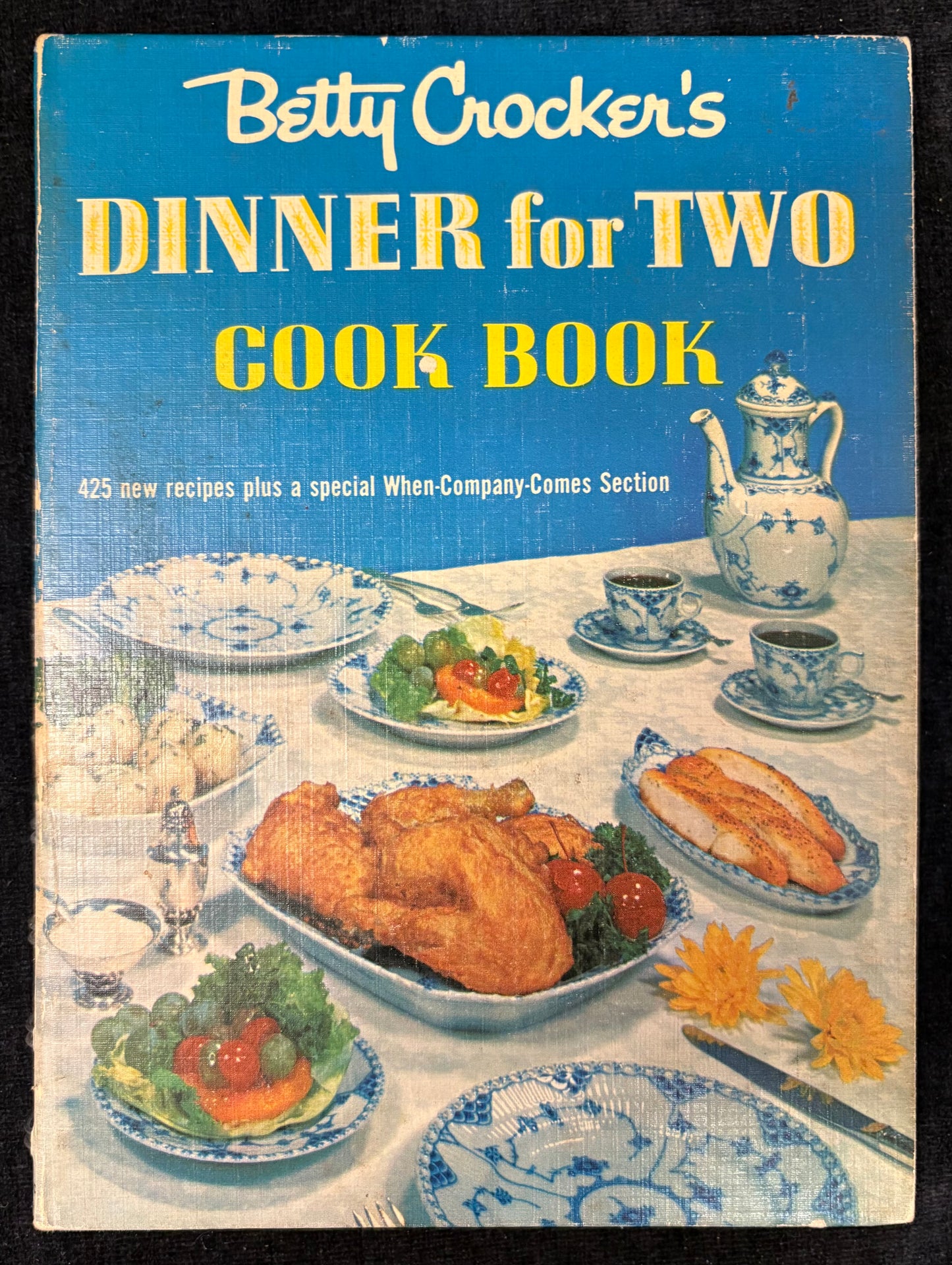Betty Crocker's Dinner for Two Cookbook - Hardcover Spiral Bound First Edition, First Print