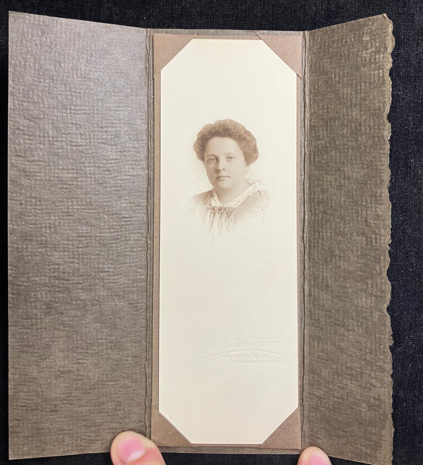 Antique Graduation Photo - Historic Kalamazoo Photo 1910s-1920s