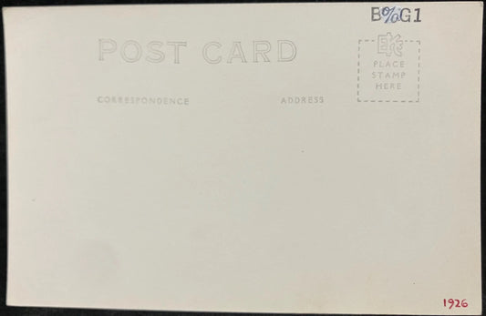 Back of RPPC - Bridge of the Gods - Columbia River Highway, Oregon - Vintage Bridge Postcard 1926
