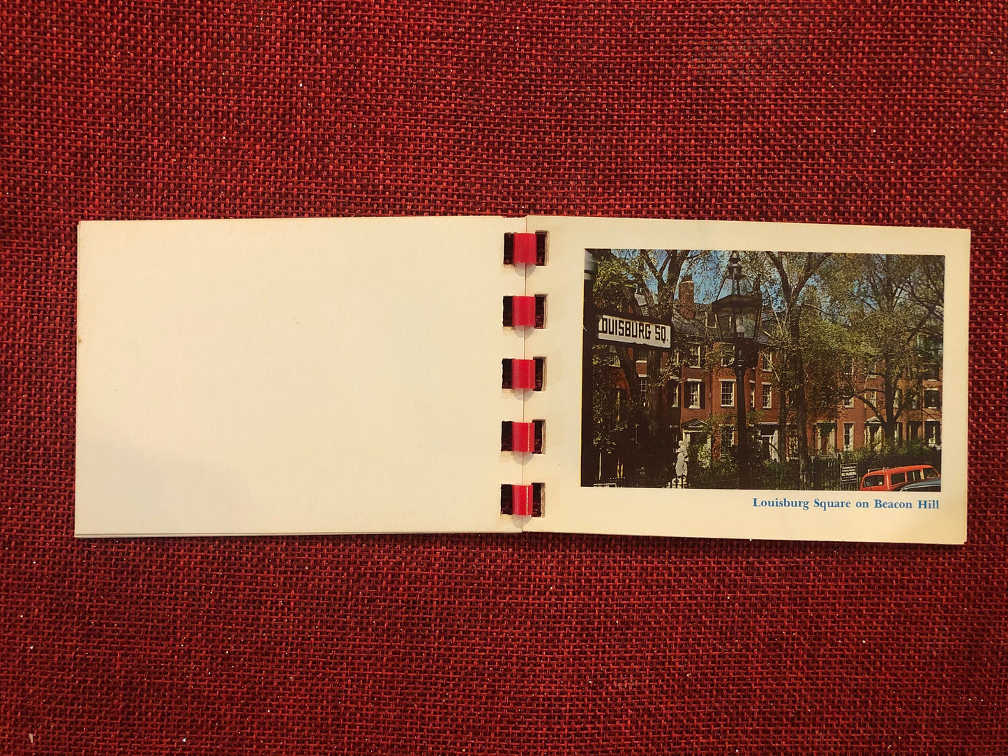 Historic Boston Freedom Trail Kodachromes Natural Color Flip Book
