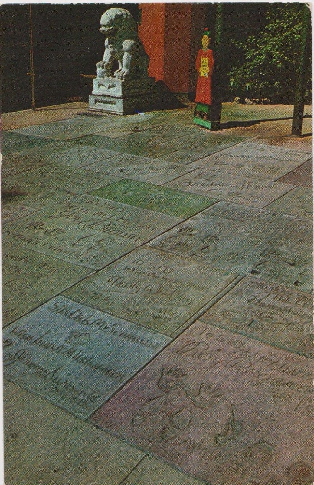 Footprints of the Stars, California - Vintage Postcard