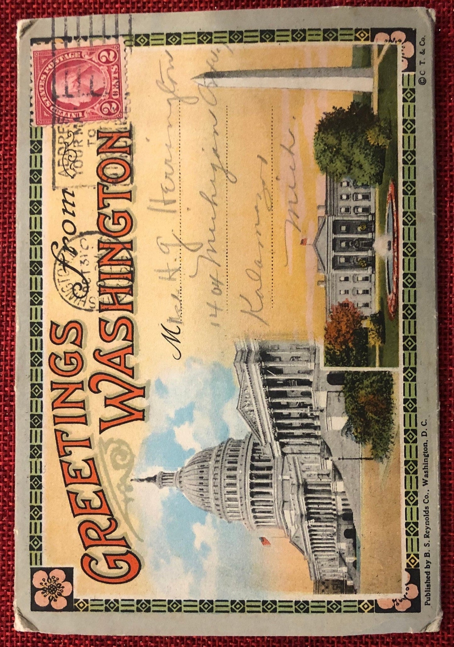 Greetings from Washington, D.C. Illustration Set