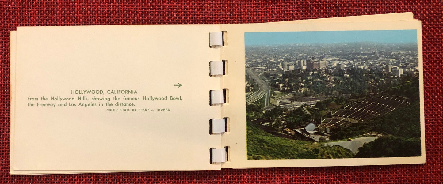 Southern California in Natural Color 10 Kodachrome Reproductions Flip Book