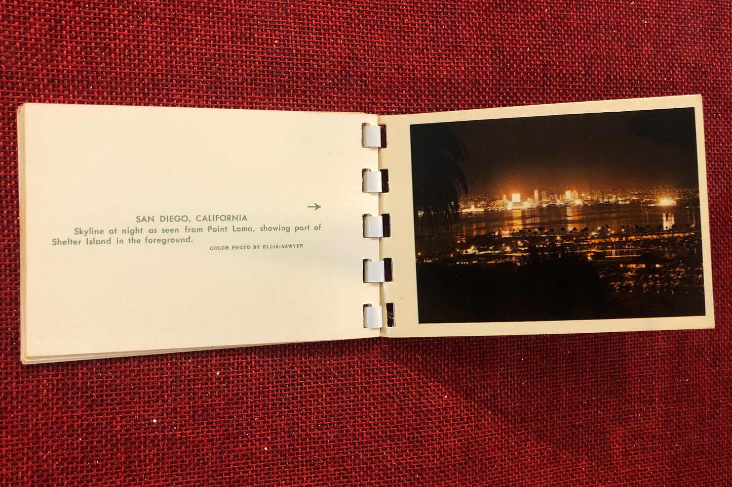 Southern California in Natural Color 10 Kodachrome Reproductions Flip Book