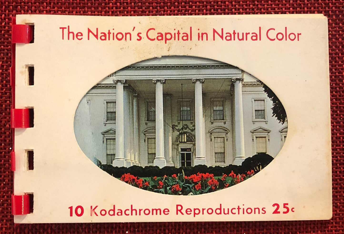 The Nation's Capital in Natural Color 10 Kodachrome Reproductions Flip Book - Washington DC Photo Collection