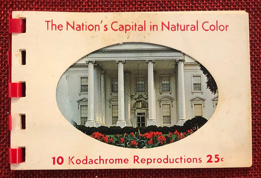 The Nation's Capital in Natural Color 10 Kodachrome Reproductions Flip Book - Washington DC Photo Collection