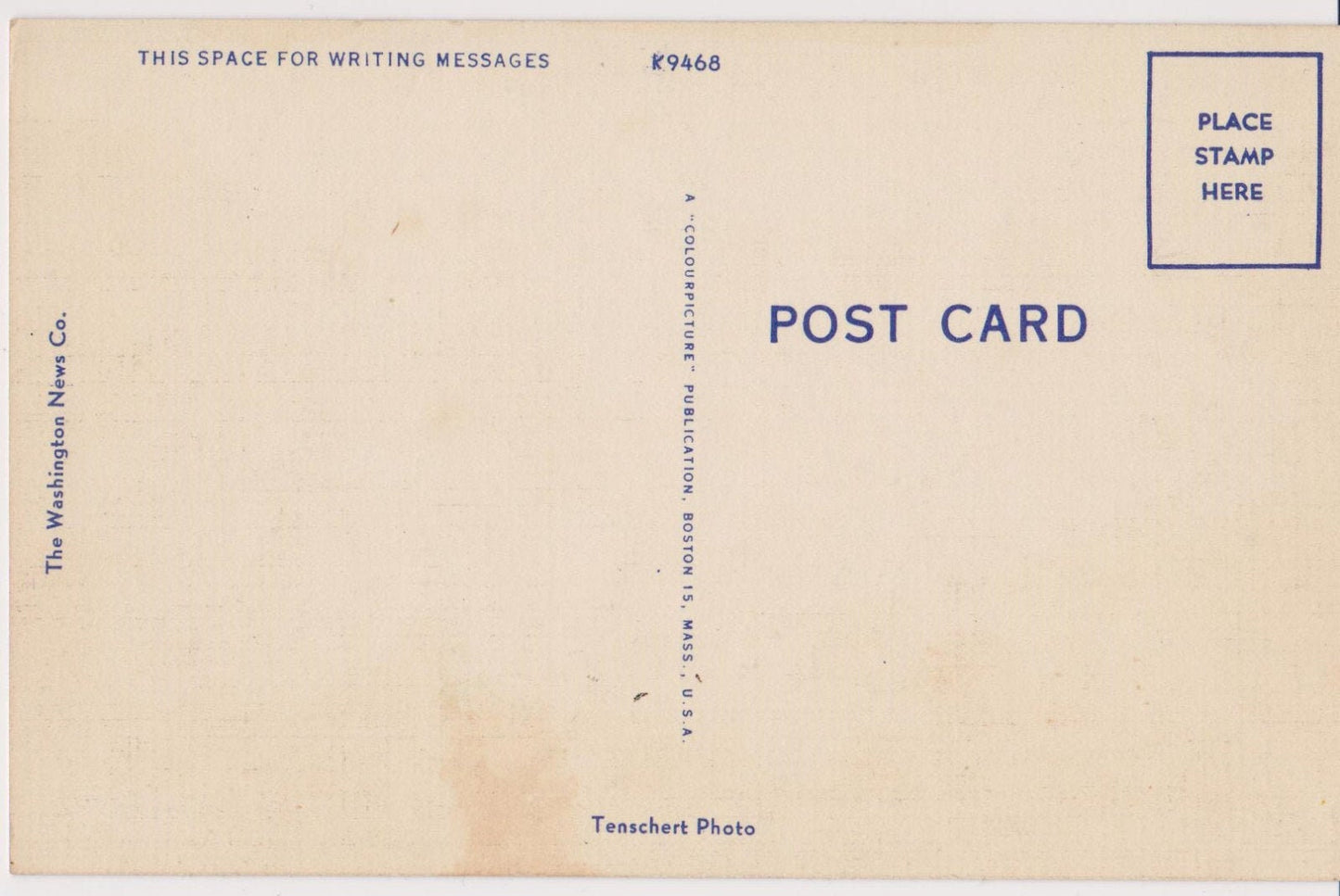 Blair House - Washington D.C., Maryland - 1930-1944 Vintage Postcard