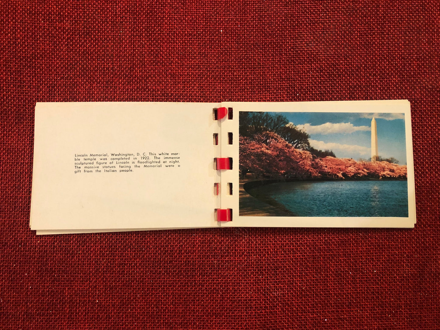 The Nation's Capital in Natural Color 10 Kodachrome Reproductions Flip Book - Washington DC Photo Collection