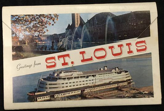 St. Louis Accordion Brochure Vintage 1950s