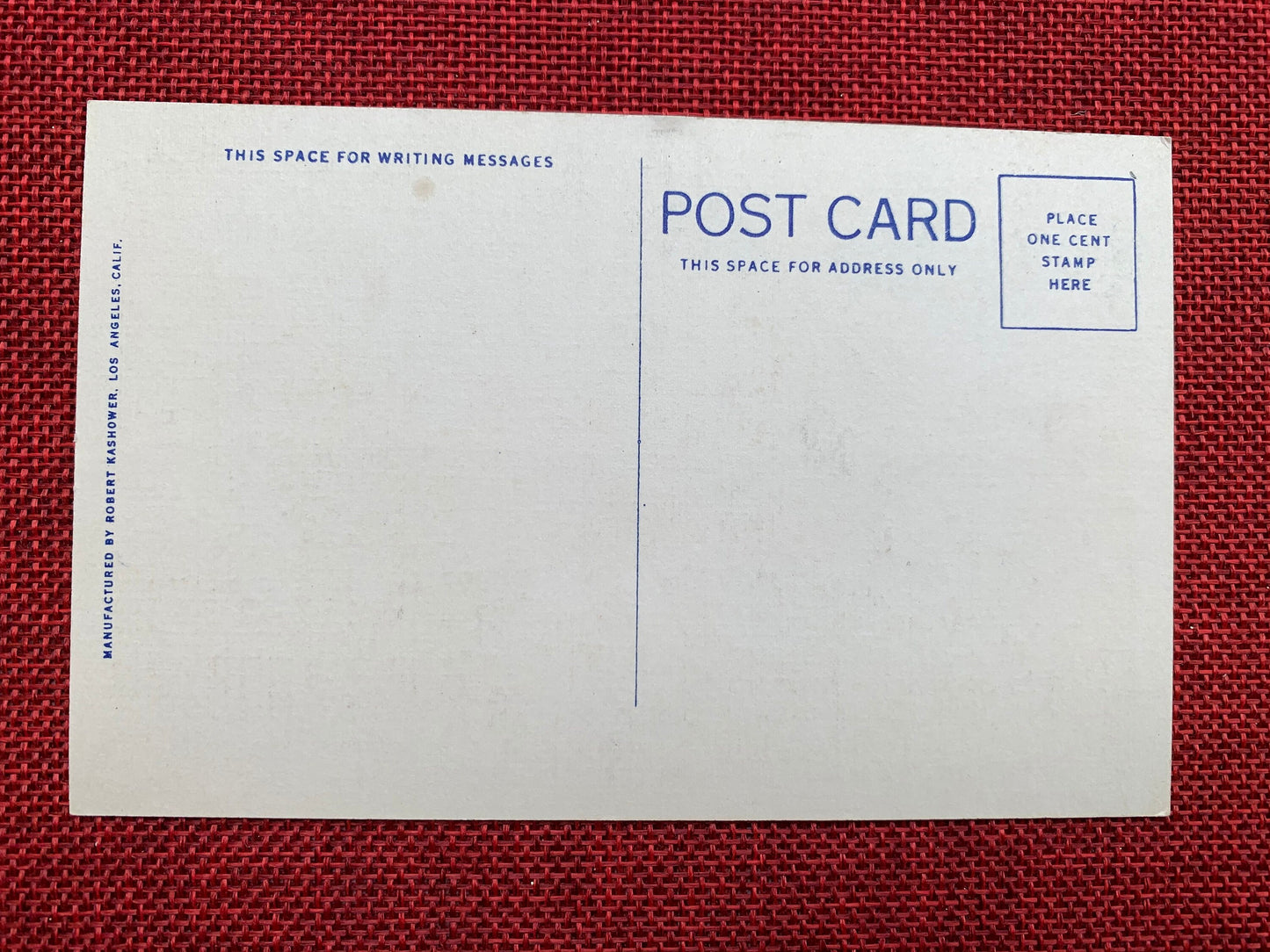 Home of Tyrone Power - Beverly Hills, California - Vintage Linen Postcard
