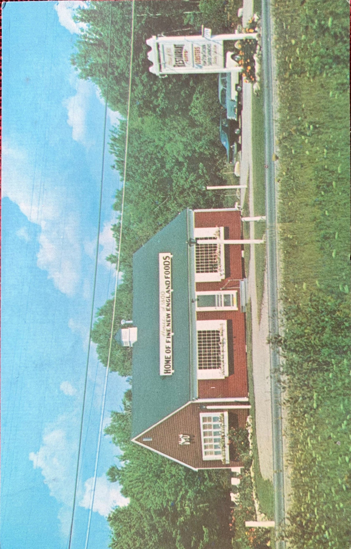 House of 1800 - Home of Fine New England Foods - Glen Cove, Maine - Vintage Postcard