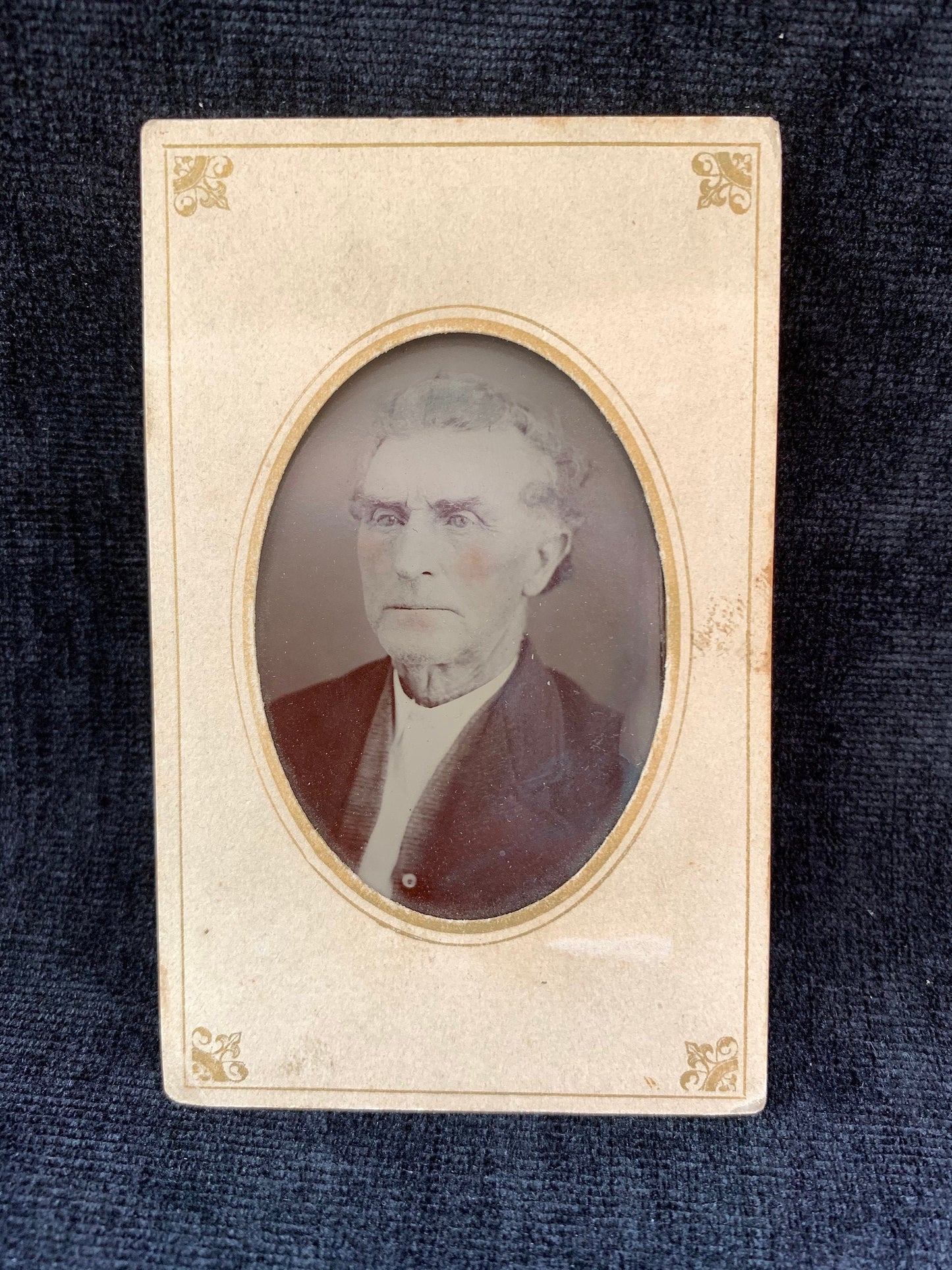 Victorian Era Tintype of an Older Man, 1860s-1870s