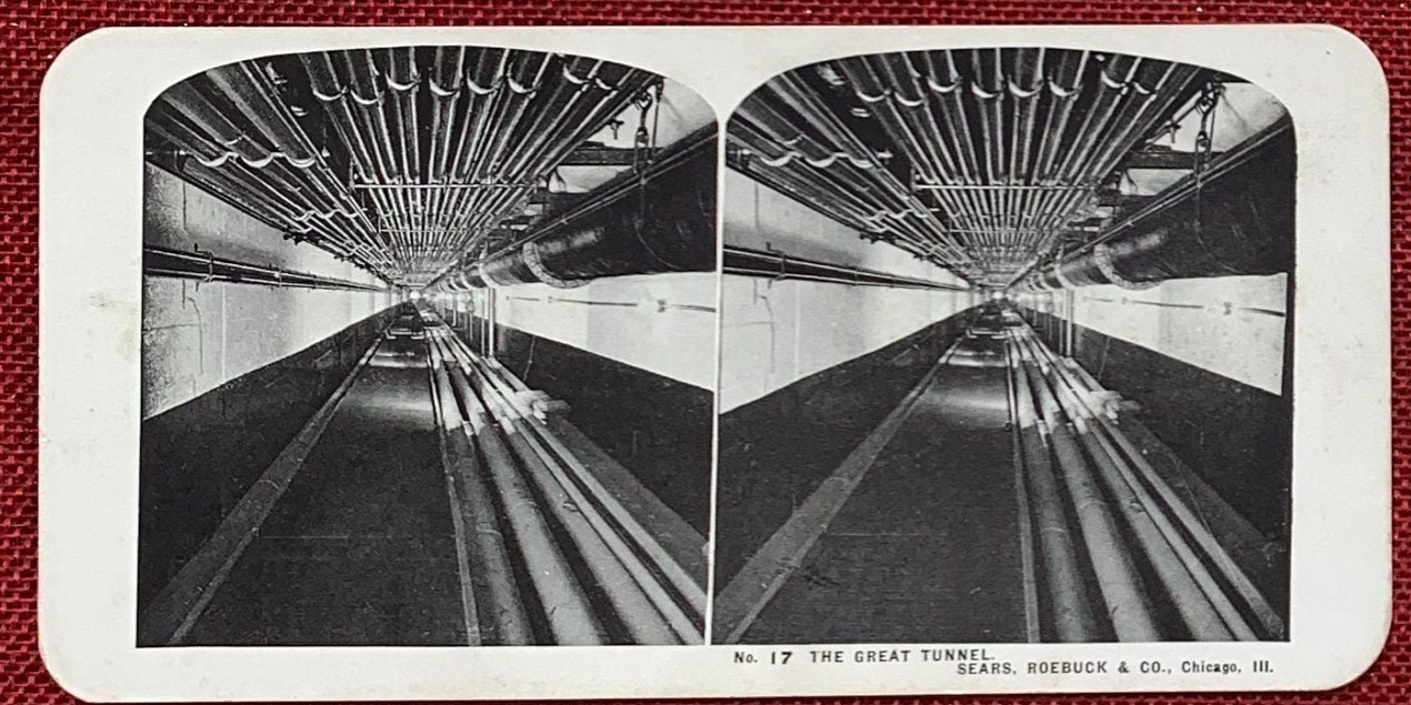 A Trip Through Sears Roebuck & Co - Vintage Stereoview Cards - Set of 7 - Chicago, Illinois - 1910s