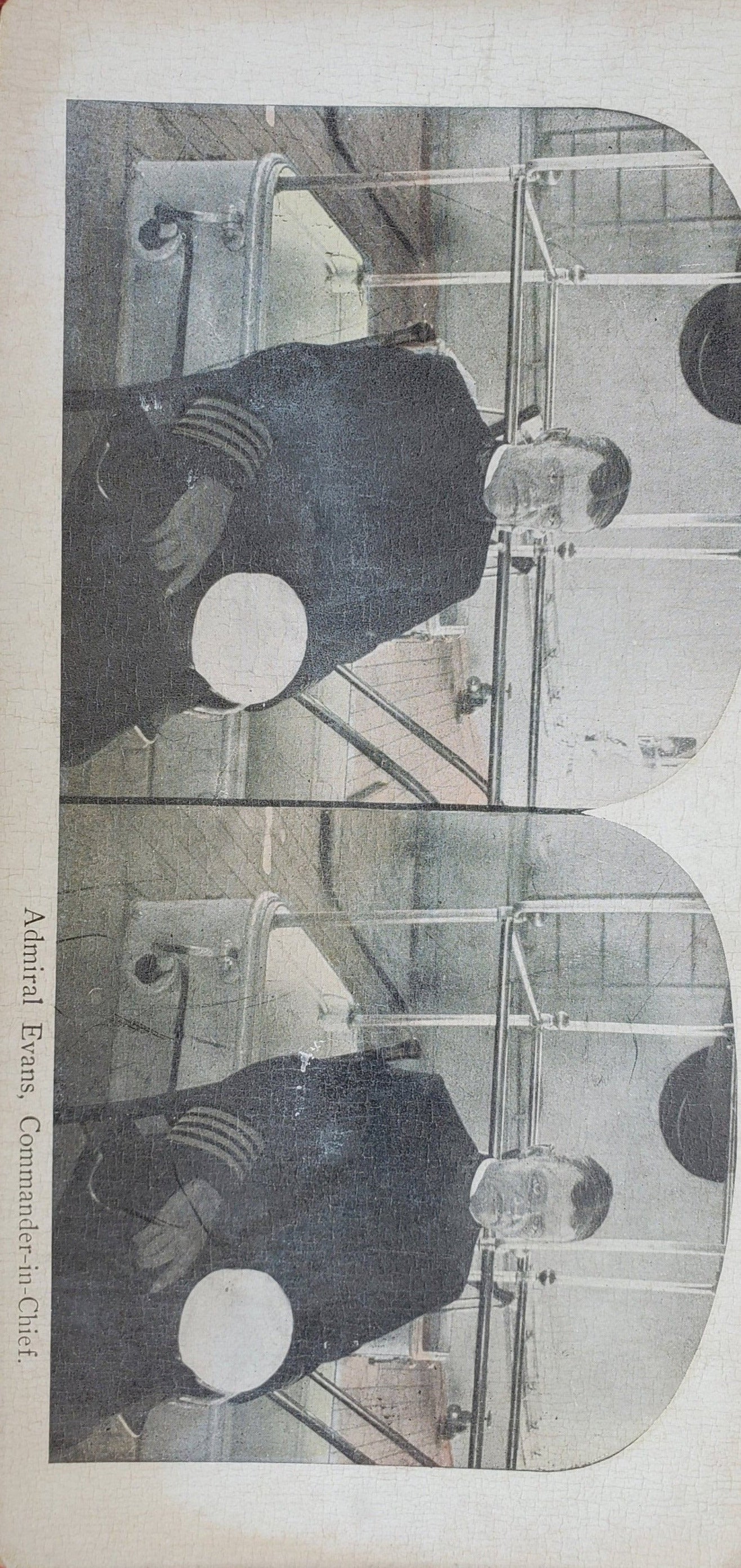 Admiral Evans - Vintage Stereo View Cards - 1910s