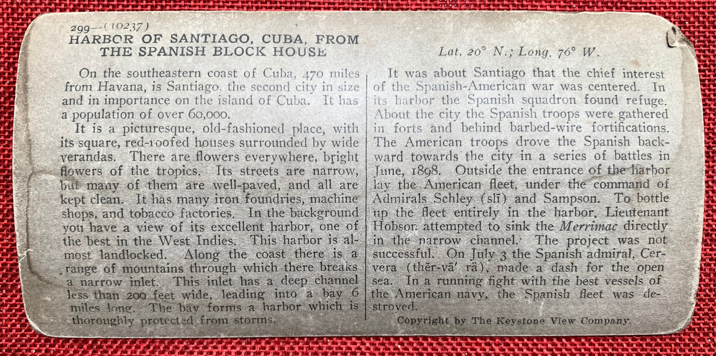 Lower City and Harbor - Bahia, Brazil, South America - Vintage Stereo View Card - 1920s Educational Series