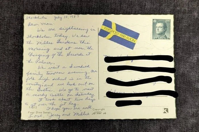 PR? - Stockholm, Sweden - Vintage Postcard