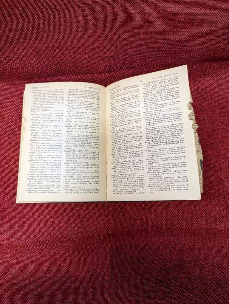 Stedman's Shorter Medical Dictionary - 1950s Book