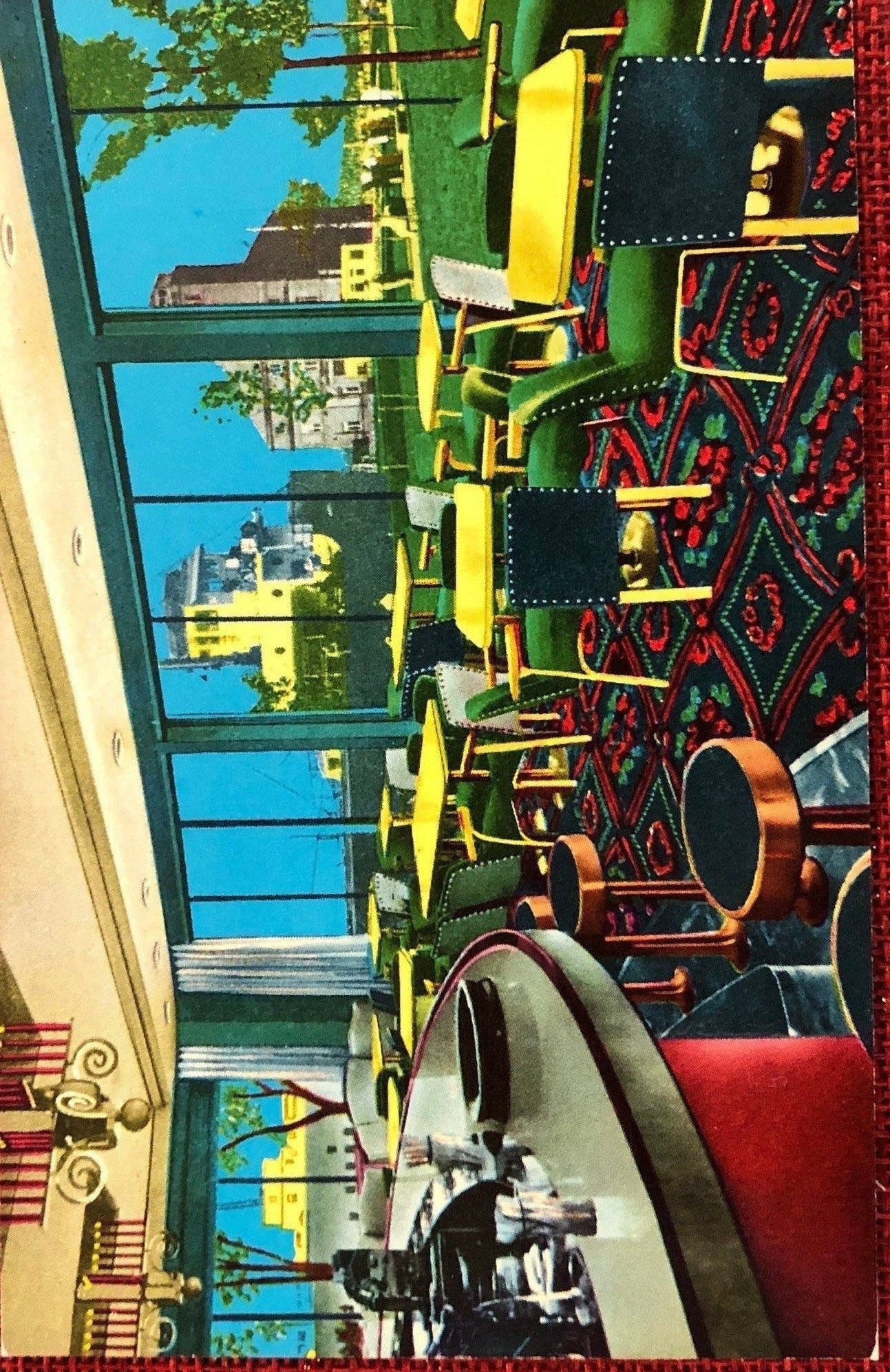 The New Cocktail Lounge at Hotel Ojibway, Sault Ste. Marie, Michigan Vintage Postcard