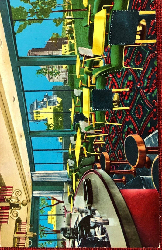 The New Cocktail Lounge at Hotel Ojibway, Sault Ste. Marie, Michigan Vintage Postcard