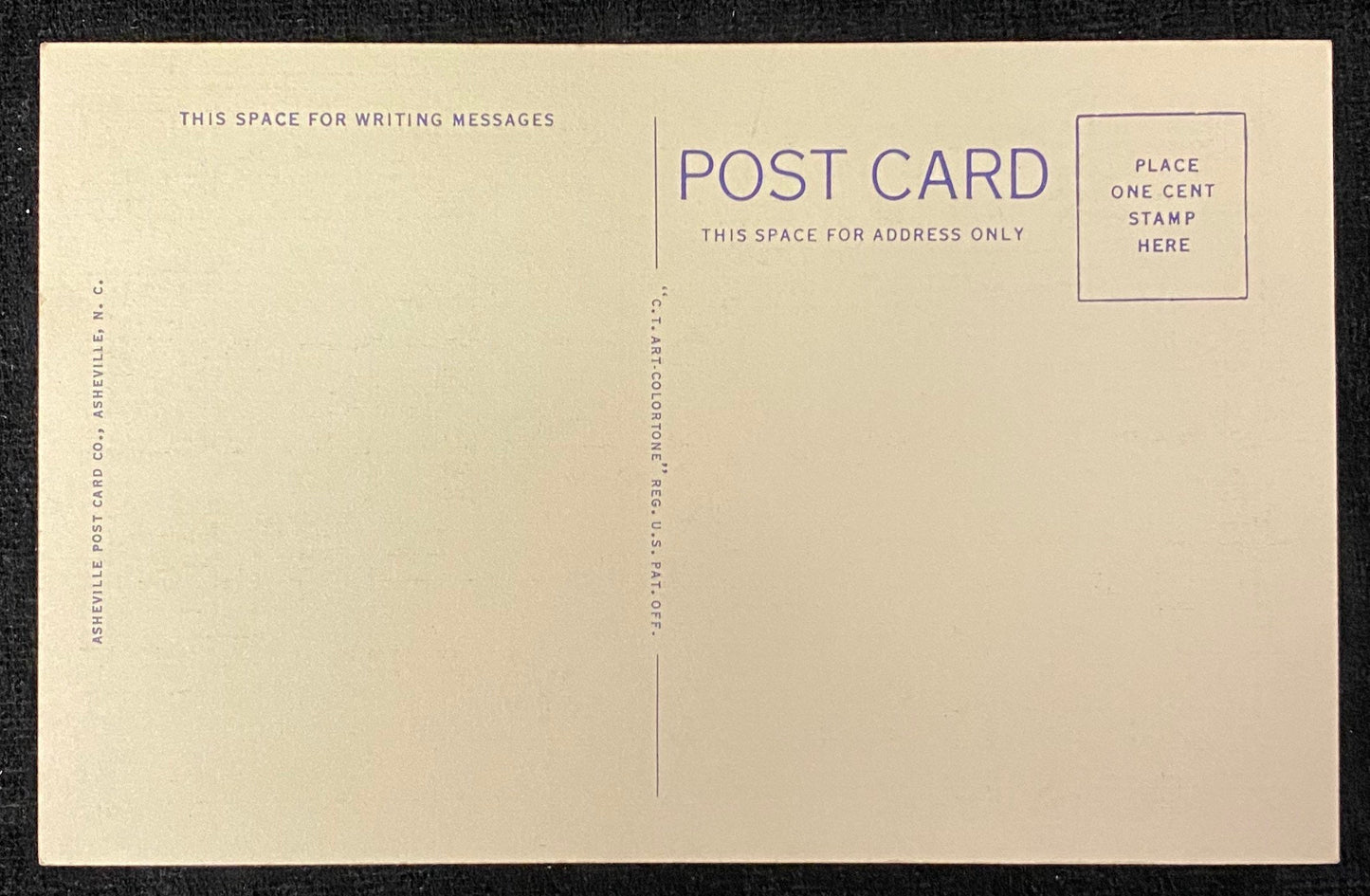 A Southern Estate, Southern State of United States - Sunset - 1937 Linen Postcard