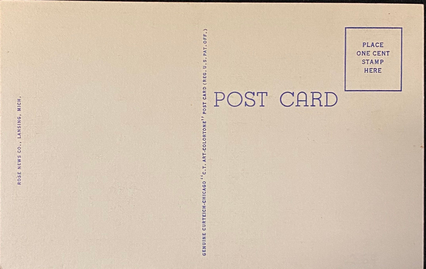 Olds Hall, M.S.C., Lansing, Michigan - 1934 Linen Postcard