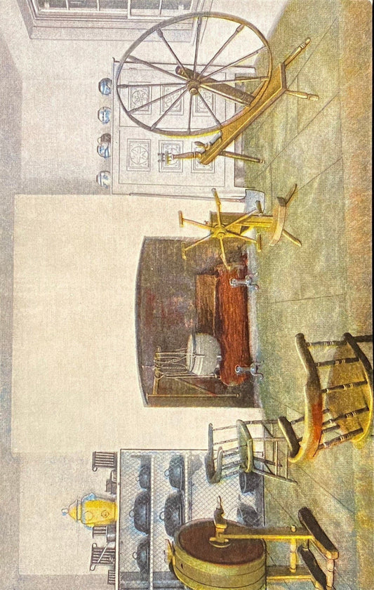 Kitchen of Hermitage - Nashville, Tennessee - Linen Postcard