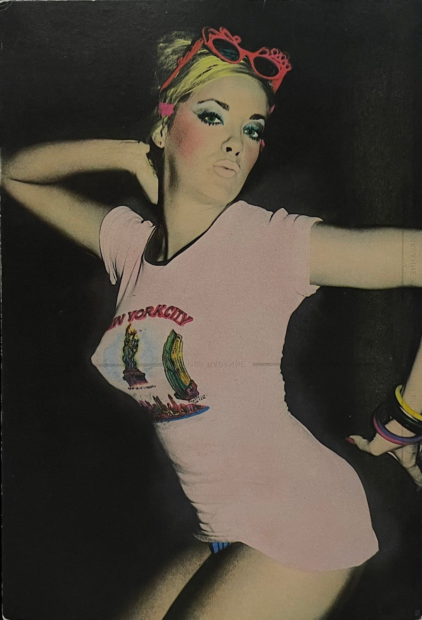 Big Ruby Tee - Eyewear by the Village Eye, New York City, New York - Vintage Post Card