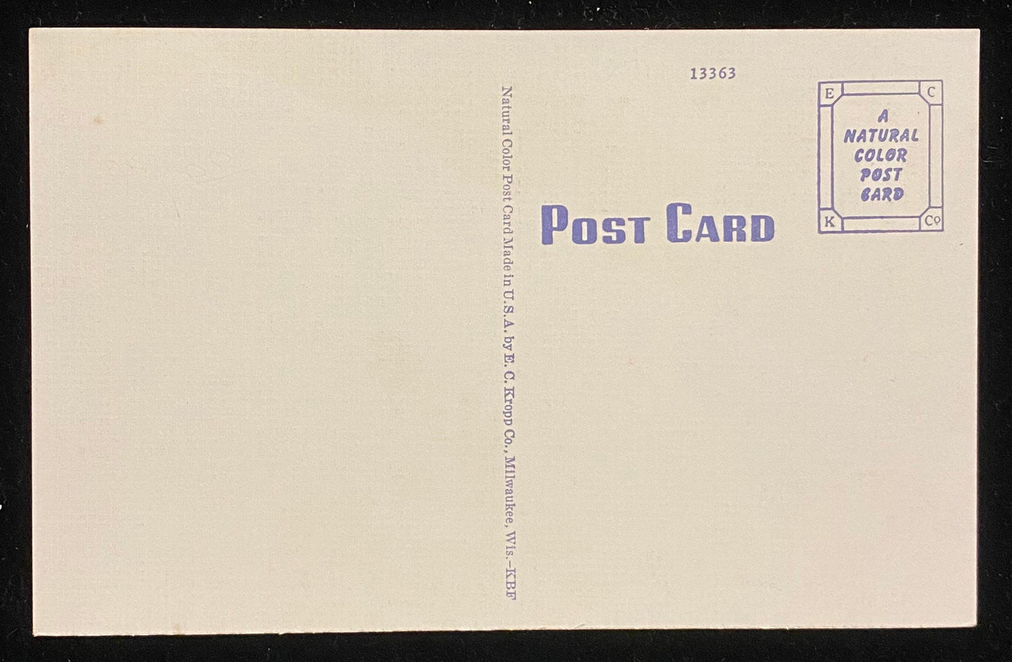 Mexico Refractories Co., Mexico, Missouri - 1940s Linen Postcard