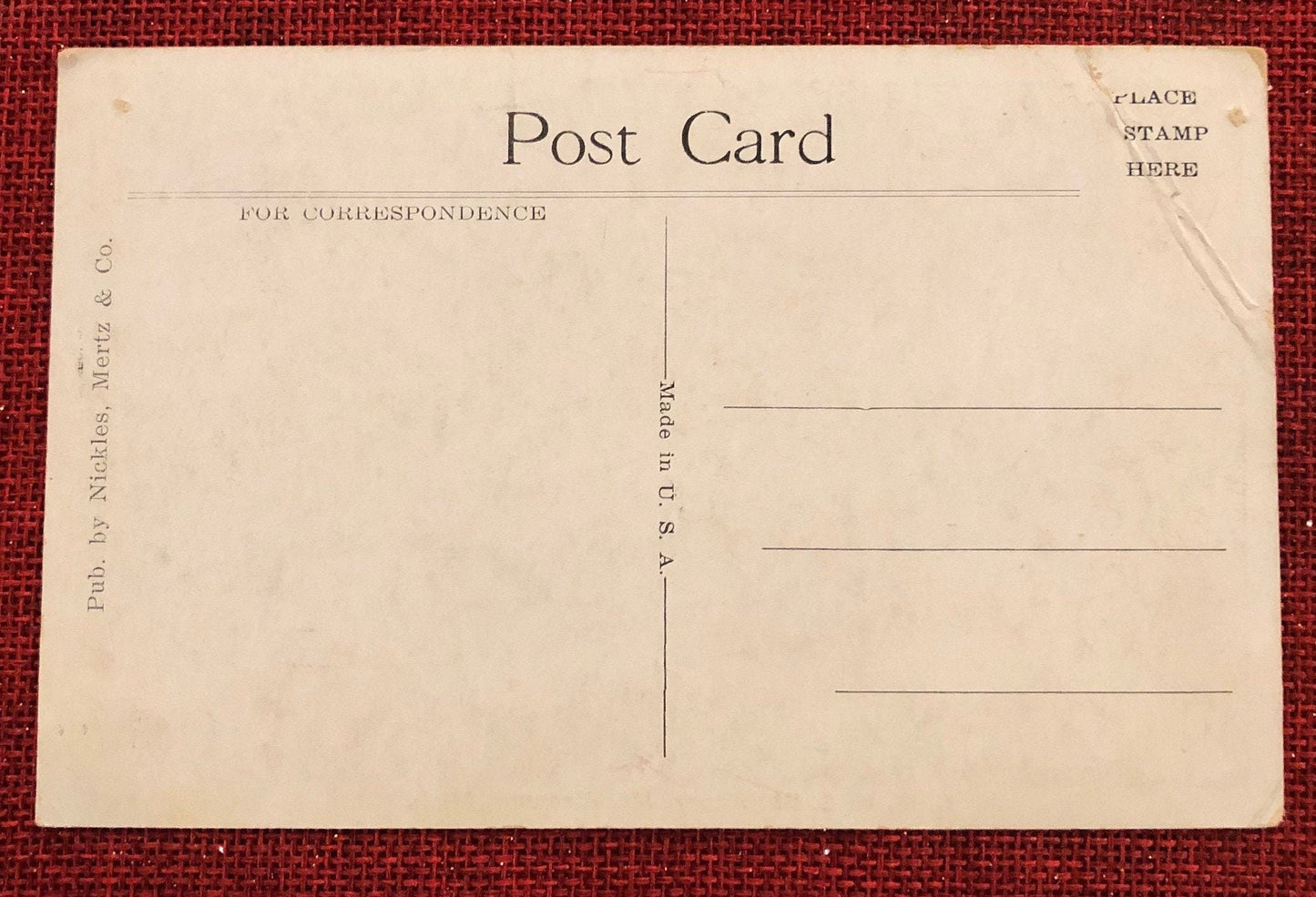 C. M. N. S. Dormitory, Mt. Pleasant, Michigan Vintage Postcard