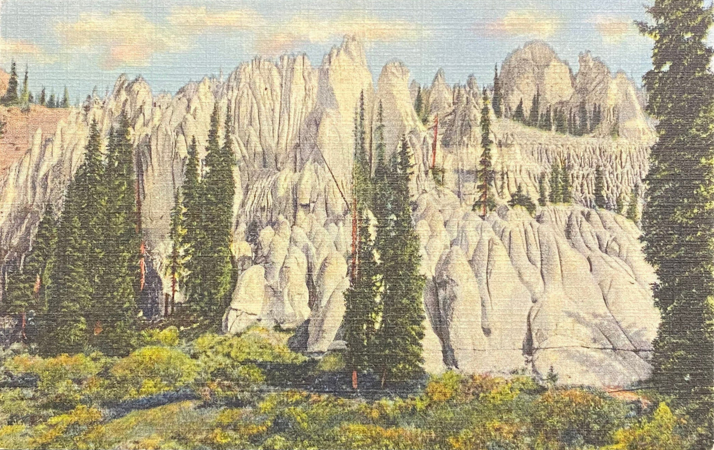 Wheeler National Monument - San Luis Valley, Colorado - 1939 Linen Postcard