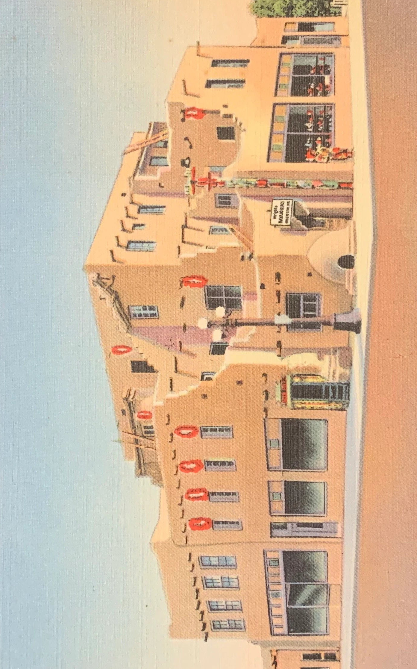 Wright's Trading Post, Albuquerque, New Mexico - Vintage Postcard