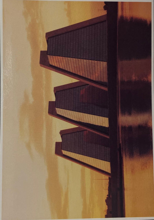 The Pyramids of Indianapolis, Indiana - Vintage Postcard