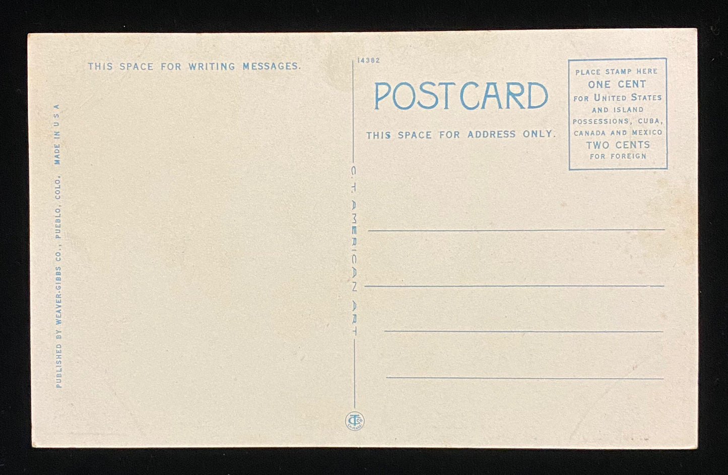 Union Depot - Pueblo, Colo. - Vintage Postcard