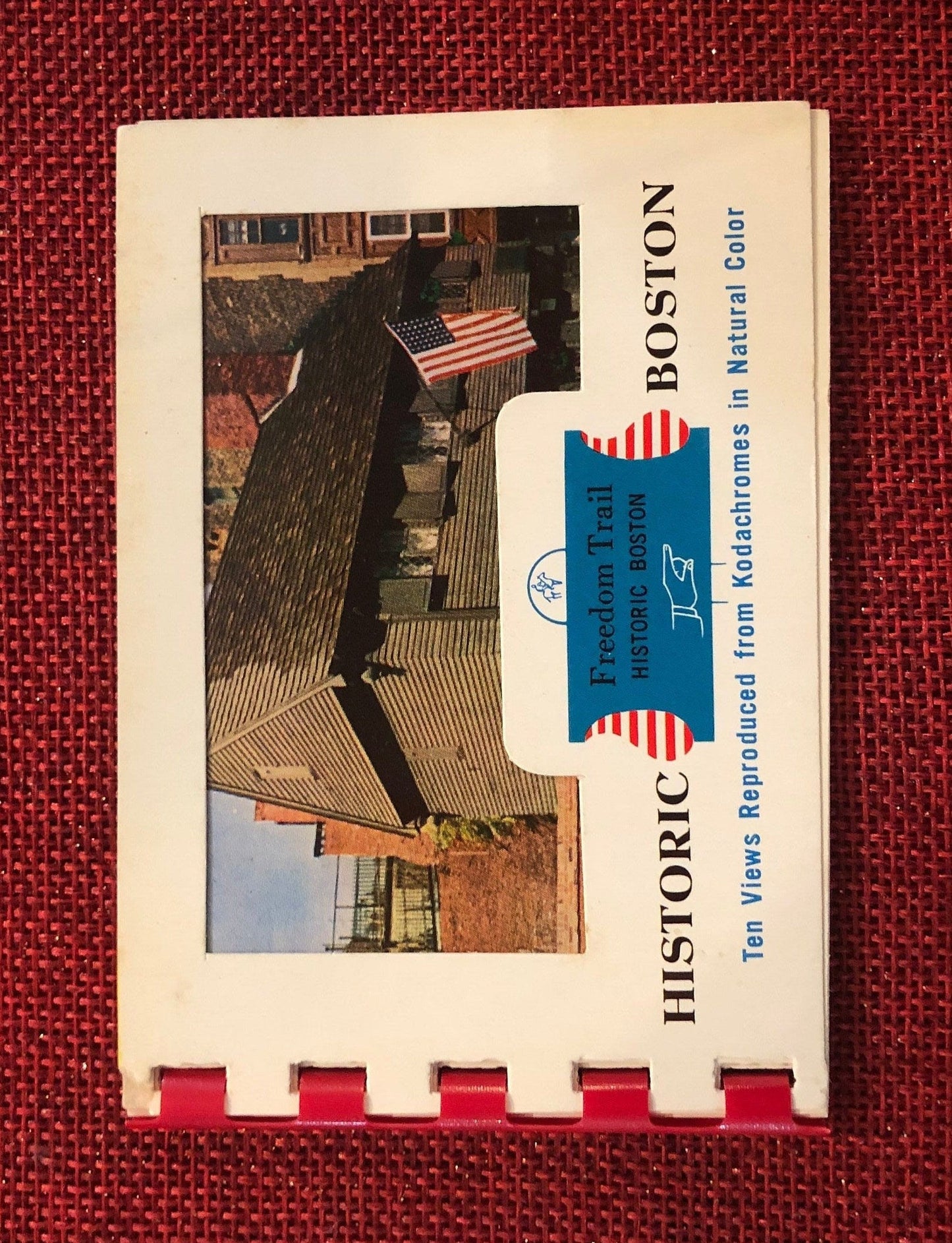 Historic Boston Freedom Trail Kodachromes Natural Color Flip Book