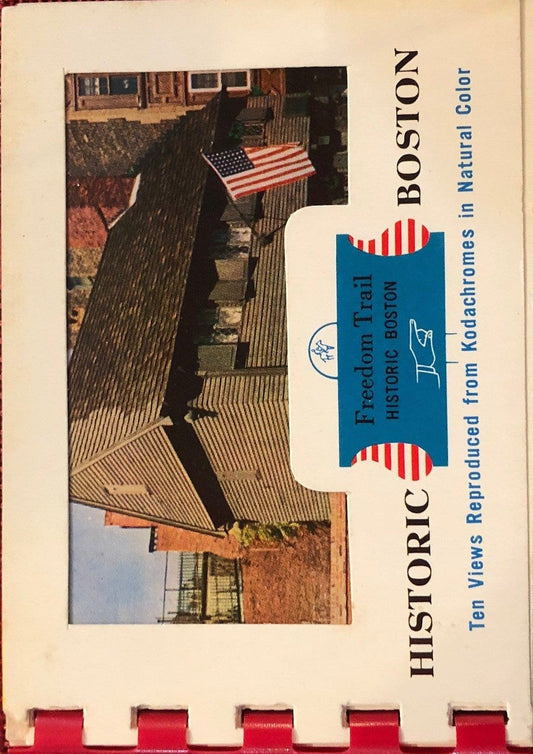 Historic Boston Freedom Trail Kodachromes Natural Color Flip Book