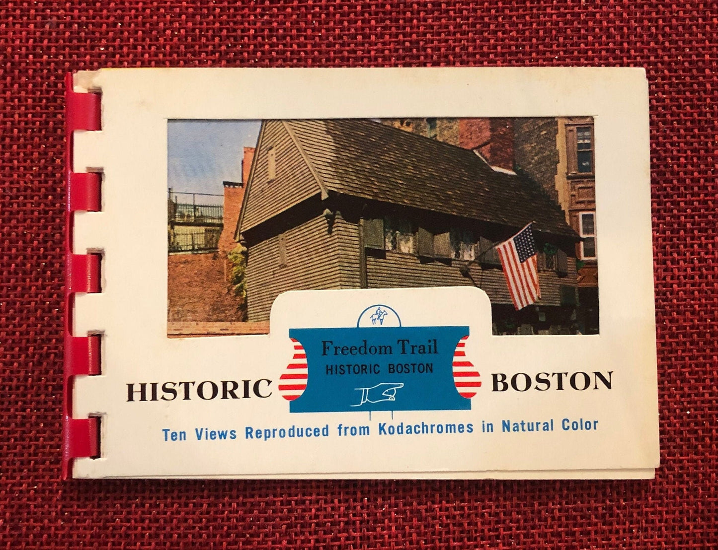 Historic Boston Freedom Trail Kodachromes Natural Color Flip Book